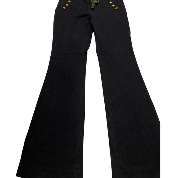 Macy's INC Flare Leg Regular Fit Size 4 Jeans New #006 - Picture 4 of 4